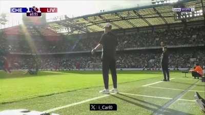 Klopp reaction to szoboszlai fowl 