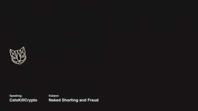 Audio from CatsKillCrypto talking about Naked Shorting and how exchanges are cess pits of fraud 📼 🎧 (Credit to u/ToDaMoon1399 for the original post!)