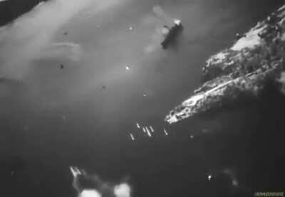 On 5 December 1944 British bombers attacked German ships in Nordgulenfjord, Norway. Providing some of the most extraordinary footage of WW2