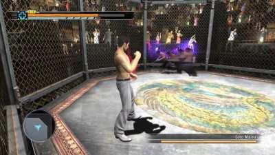 Whaddya think Kiryu-chan!? Ain't I red hot!?