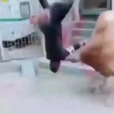 HMFT after I try to hold this bull's head down