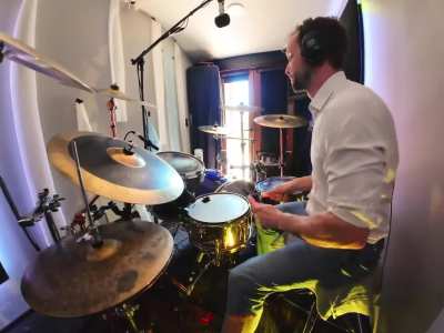 'BLACK METAL IN TECHNICOLOUR' 🫨 This is some really unique,interesting stuff im working on today for solo artist Christian Cosentino! Ill drop his bandcamp in comments!