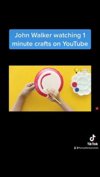John Walker be learning from Cringy YouTube Craft vids
