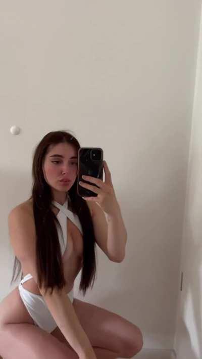 My ex never liked my tiny tits, you enjoy them? (OC)