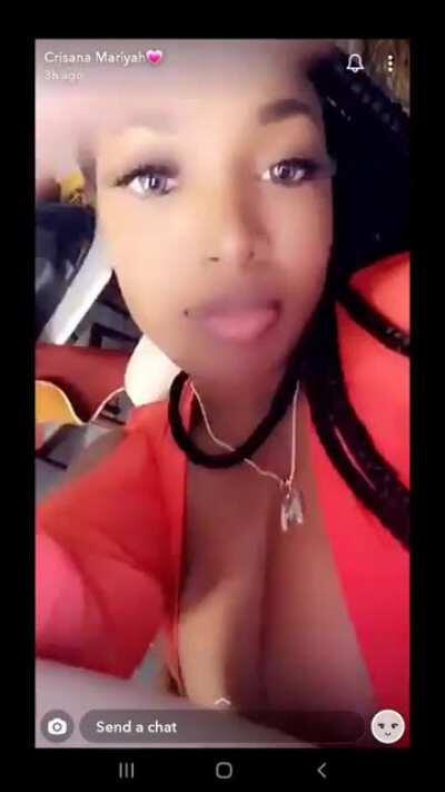 Nip slip from snapchat