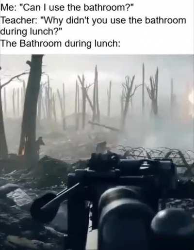 Can we take a moment to appreciate the janitors who clean up the horrors of war?