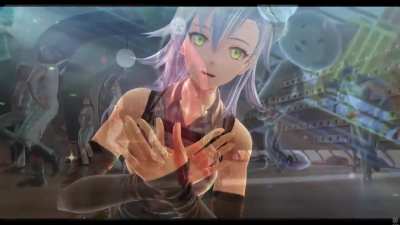 Fie channeling her inner pop star