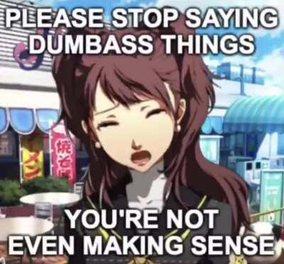 anime girl telling me to shut up!?!?!!?!?!