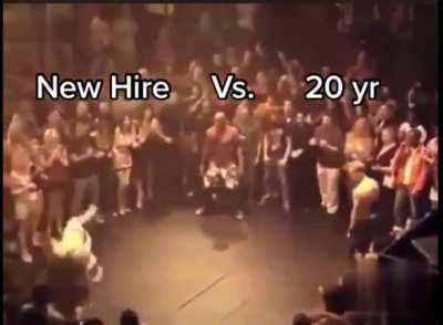 Junior dev explaining to a senior architect how a hot new framework will fix all the problems