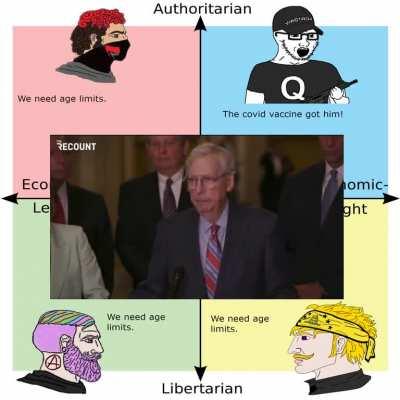 Mitch McConnell strokes out live