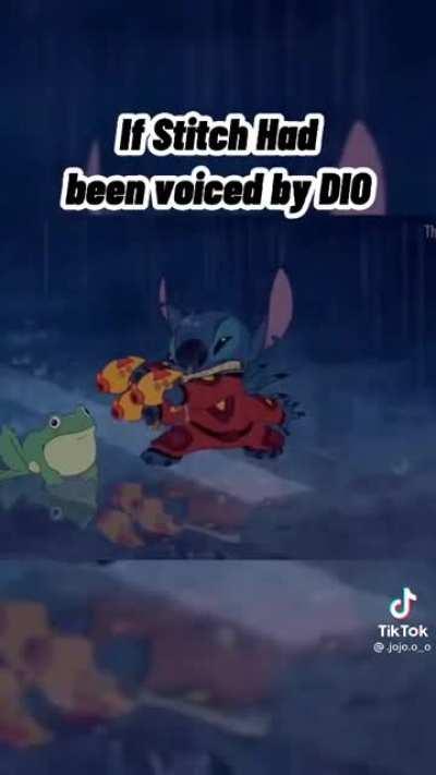 Stich voiced by DIO not mine