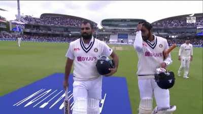 Bumrah ranting to Shami during the Lords Test (2021)