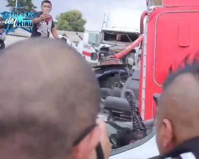 HMFT after I get powerbombed through a car window