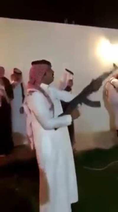 Nonchalantly dodges bullet