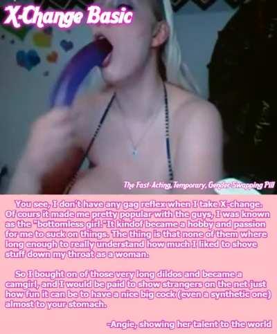 Angie, showing her talent to the world