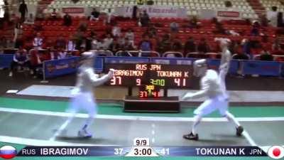 Impressive footwork by Ibragimov