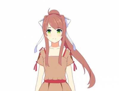 I made a live2d avatar for Monika