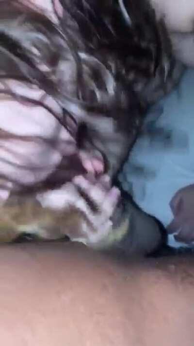 Thot teasing black cock😩