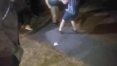 Mob attacks counterprotesters in portland