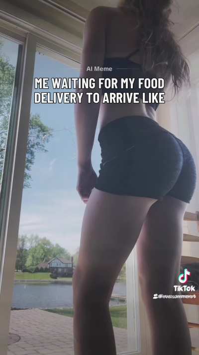 Me waiting for my food delivery like @eva.summers4