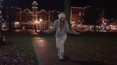 Those white yoga pants are a godsend