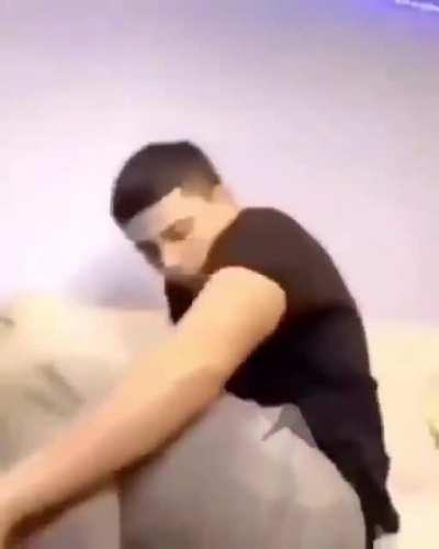 I wonder what he was dreaming about