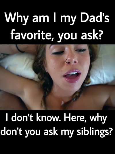 My daughter loves being my favorite