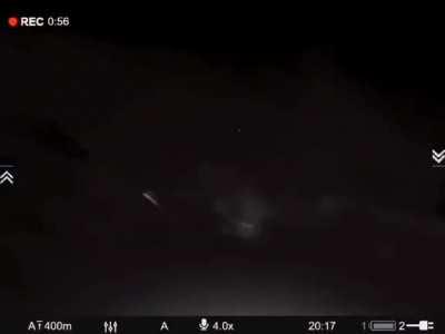 A Ukrainian sniper of the Special Operations Forces works.