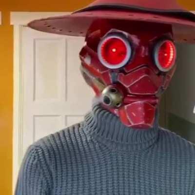 I’m working on a royal guard bloodhound cosplay, here’s some progress of the helmet!