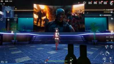 watching Avengers Endgame in ToF