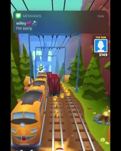 Subway surfers comes first