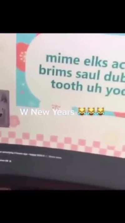 Great way to enter the new year