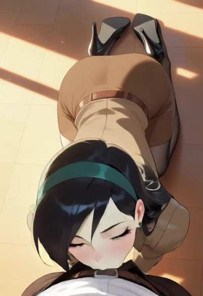 Shego on her hands and knees (Evelynatwork) [comfy]