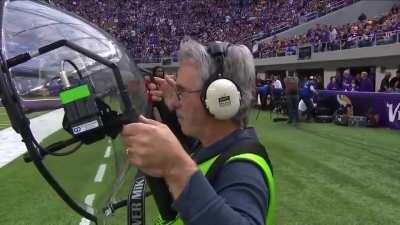 WCGW running out in front of NFL Players
