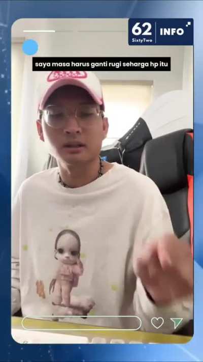 Percobaan penipuan (pemerasan). Hati hati buat yg gaptek sama iphone.