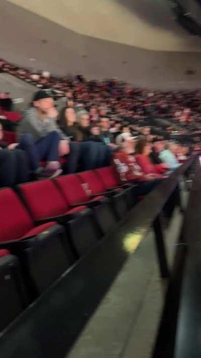 I wonder if flashing a stadium full of people is risky enough?