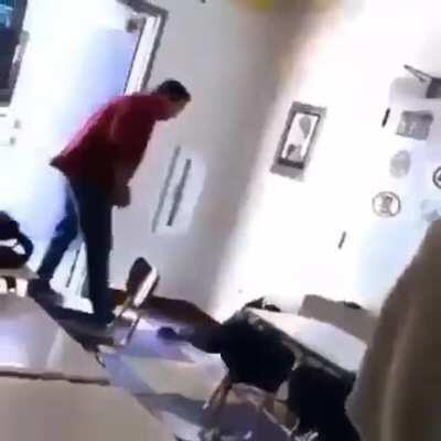 This is what happen when you fight in your classroom
