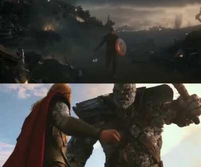 Captain America and Thor parallels