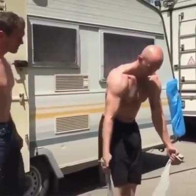 The way he just hid away to cry