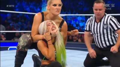 On WWE SmackDown: Zelina Vega vs Lacey Evans