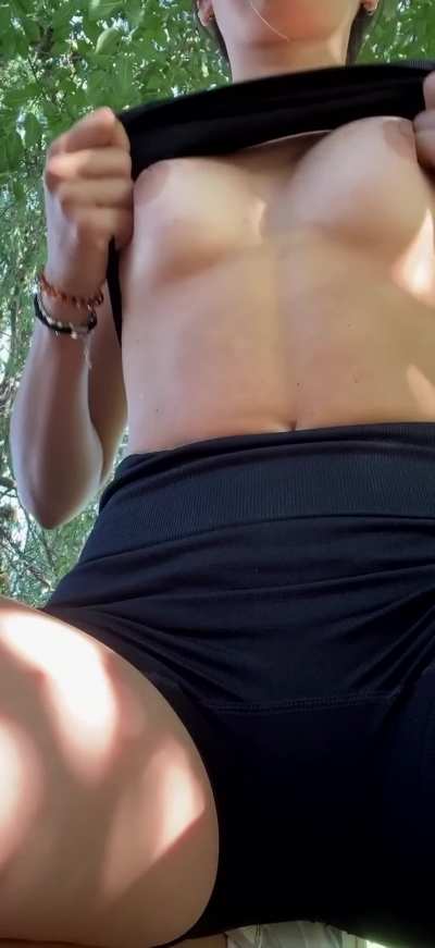 It makes it even more fun when someone catches you.