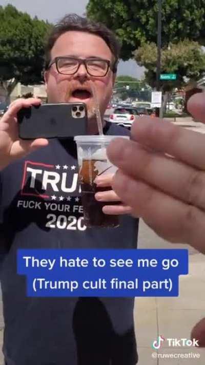 Trump supporters acting like bullies