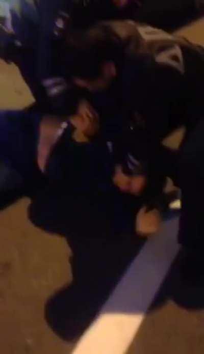 Russian police in action.