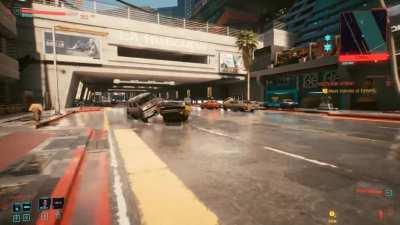 Just another lovely morning in night city