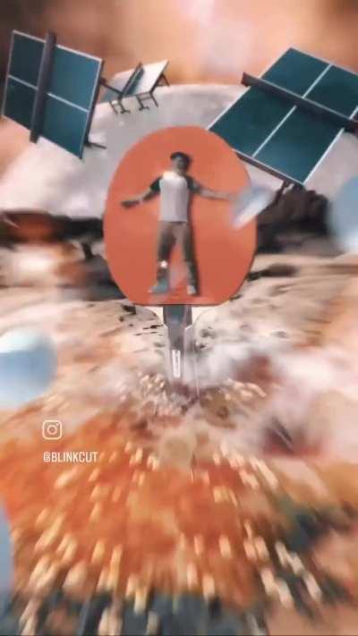 A pingpong game escaltes