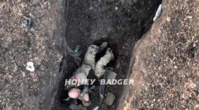 NSFW - Wagner Fighter tries to dodge a grenade drop but still ends up getting hit by it.