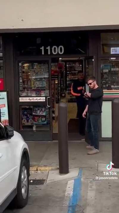 When people hold the door open too soon