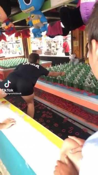 Finessed the Six Flags games