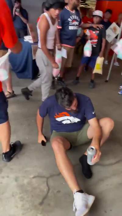 Altercation at a Denver Broncos game 