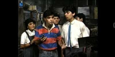 17 y/o Karan Johar's acting debut in 1989